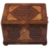 custom-made cigar humidor with inlay
